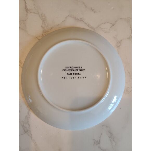 Pottery Barn 12 Days Of Christmas Dessert Plate, 6 Geese A-Laying, Day 6 EUC - Picture 4 of 4